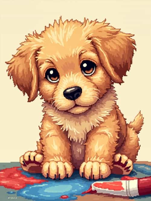 Pixel Art style example